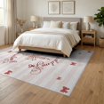 thumbnail image 3 of ODIKA 6'x9' Washable Area Rug Welcome Pencil Coquette Striped Classroom Teacher Preschool School Flowing for Dining Room, Under Table, Office Décor, Non-Slip Chair-Friendly, 3 of 7