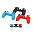 thumbnail image 5 of Compatible Con Empuñaduras De Mando De Ps4, Funda De Silicona Antideslizante, Juego De Piel, Accesorios De Juego Con Funda De Silicona Y 2 Tapas Basculantes 3 Uds Minnieouse  EL017908-02, 5 of 5