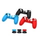 thumbnail image 5 of Compatible Con Empuñaduras De Mando De Ps4, Funda De Silicona Antideslizante, Juego De Piel, Accesorios De Juego Con Funda De Silicona Y 2 Tapas Basculantes 3 Uds Scienceny EL017908-01, 5 of 5