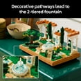 thumbnail image 6 of LEGO Icons Fountain Garden Building Set - DIY Kit for Adults, Ages 18+ - Miniature Craft Building Blocks for Wedding Decor, Display - Gift for Wedding - With Cypress Trees and Grape Vines - 10359, 6 of 8