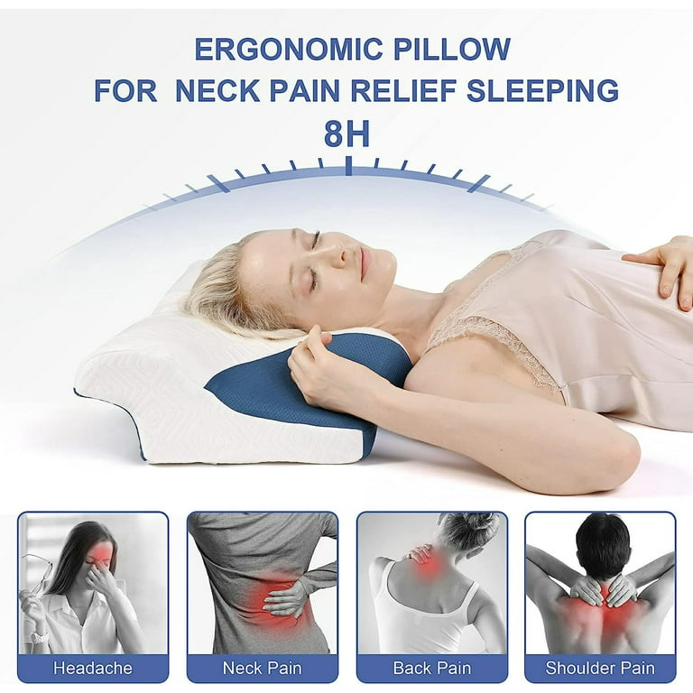 birola Posture Pillows for Sleeping,Cervical Pillow for Neck Pain Pressure  Relief,,Back Sleeper and Stomach Sleeper - Bed Bath & Beyond - 31491159