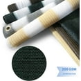 thumbnail image 3 of GFDYREE Lever de Soleil Écran de Clôture d'Intimité 35 Pouces x 50 Pieds en Maille pour Balcon Porche Terrasse Protection Extérieure Filet de Protection pour Clôture Terrasse Piscine Rampes de Cour Balcon-Vert-200 G/m2-Personnalisé, 3 of 7