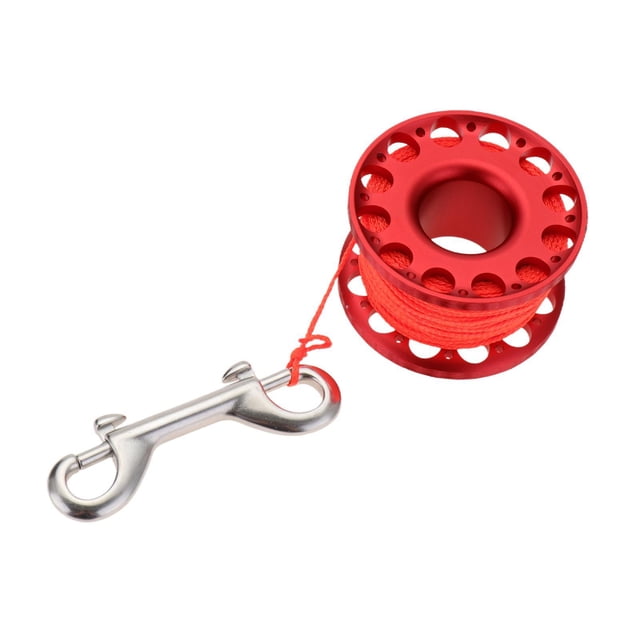 Langgg Dive Reel Line Wreck Scuba Diving Tech Spool Reel Diving Spool Red Reel Red Reel