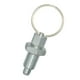 thumbnail image 4 of Émbolos de resorte duraderos M6 M10 Pasador de émbolo de indexación con anillo de tracción, fácil de usar mm plano kusrkot Émbolo de indexación, 4 of 7