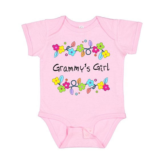 Inktastic Grammys Girl Bright Flowers Girls Baby Bodysuit