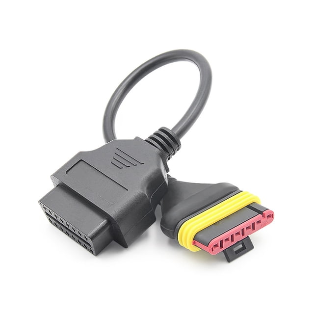 sweethay Cable de extensión de 6 pines a 16 pines convertidor profesional Cable de diagnóstico dispositivo conectar componente Cable extendido Vehículos, repuestos y accesorios Mis sweethay VI021693-00B