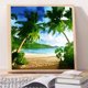 thumbnail image 3 of Pintura al óleo de árbol de coco de playa por números arte de pared dibujos para colorear DIY FLhrweasw Nuevo, 3 of 9