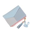 thumbnail image 5 of bestolf Color Block Women Wallet Slim Card Holder Wallet Bifold Mini Wallet with ID Window Zipper Coin Pocket for Work Daily Use (Black ), 5 of 8