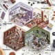 thumbnail image 2 of 4 Sets DIY 3D House Stickers, Fun DIY Stickers Scene Make Your Own Supermarket, 2 of 5