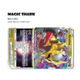 thumbnail image 1 of Magic Shark Pikachu Charizard PVC No Fade Sticker Film Skin Cover for Credit Card Debit Bank Card Front Side, 1 of 5