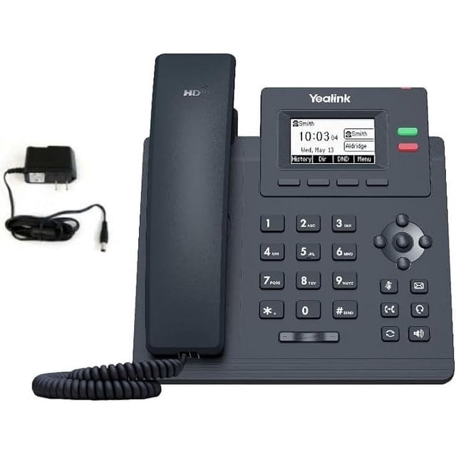 Teléfono IP Yealink T31P PoE con 2 cuentas SIP