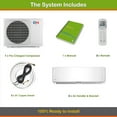 thumbnail image 3 of Cooper & Hunter Mini Split AC Heat Pump Ductless 3 Zone 9000 9000 18000 BTU 23 Seer, 3 of 8