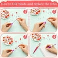 thumbnail image 3 of 6Pcs Valentine'S Day Beadable Pens Gift DIY Ballpoint Pens Office Birthday Gifts Ballpoint Pens Gel Pens, 3 of 6