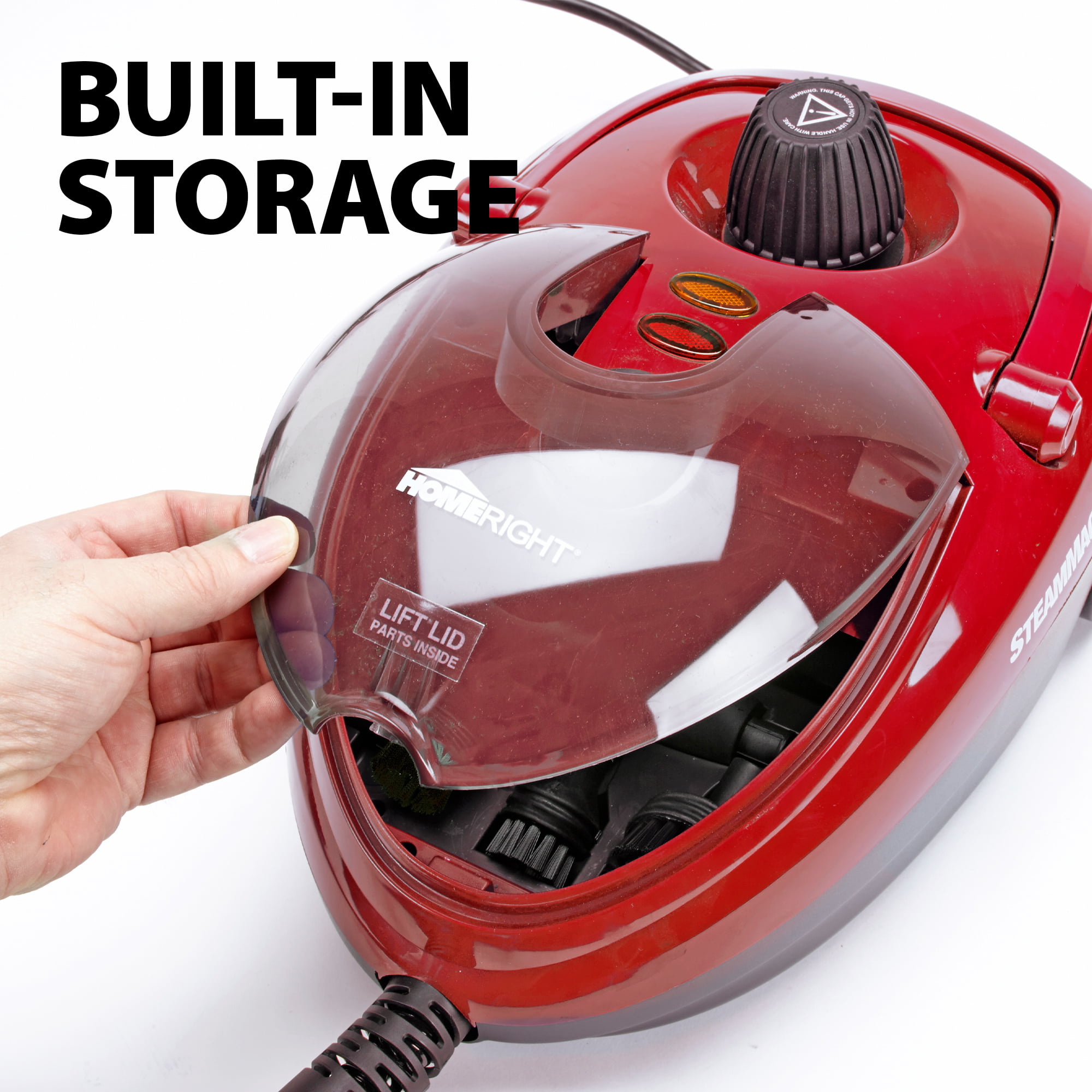 AutoRight SteamMachine C900054.M Red Multi-Purpose Steam Cleaner for Cleaning... 