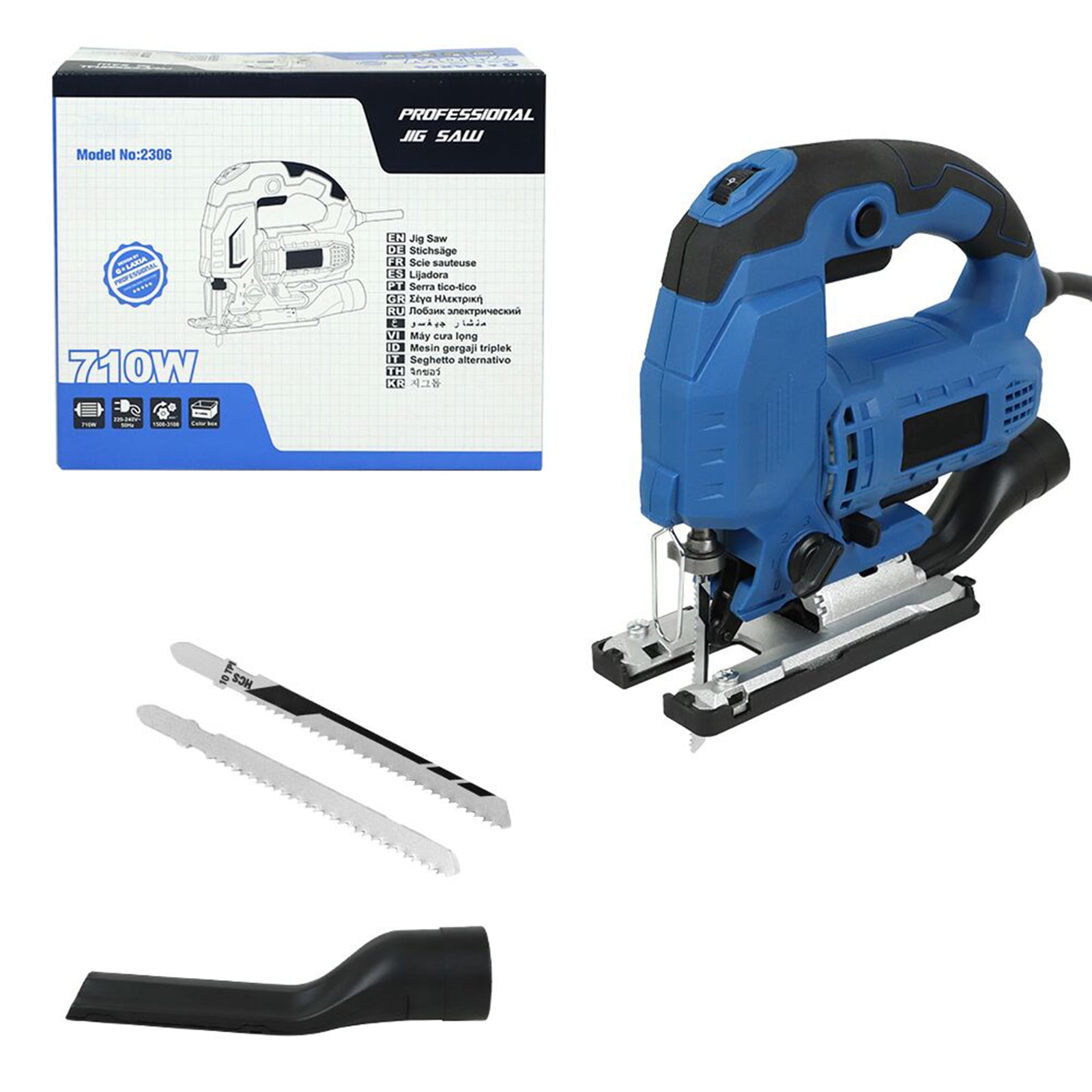 Electric saw Dsfen Heavy Duty 710w Power Cutter Wood Tool Power Cutter Saw Heavy Duty 4 6amp 3100spm Tool Wood Metal And Power Saw Heavy Cutter Wood Metal 710w 6amp 3100spm Laoshe 710w