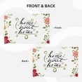 thumbnail image 4 of Placemats Set of 4 / 6, Home Sweet Home Floral Placemats for Dining Table Indoor/Outdoors Heat Resistant Washable Placemats 18" x 12", 4 of 8