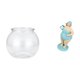 thumbnail image 1 of Jarrón Transparente Pequeño Para Pecera, Adorno De Mesa Para Oficina, Hogar, Plantas, Playa, Mujer, Muñeca De Resina, Estatua De Colección, Decoración De Mesa, Sala De Estar, 1 of 8