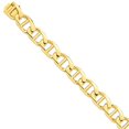 thumbnail image 3 of 14K Yellow Gold 14.6mm Hand-polished Anchor Link Bracelet, 3 of 5