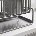 thumbnail image 7 of Tuvgenk Kitchen Sink Caddy Sponge Holder Stainless Steel Countertop Organizer with Drainage Tray for Brushes and Spoons Gray, 7 of 7