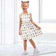 thumbnail image 7 of Girls Dress Gift Box Elk Snowman Sleeveless Dress for Girls Hem A-Line Casual Sundress, 7 of 7