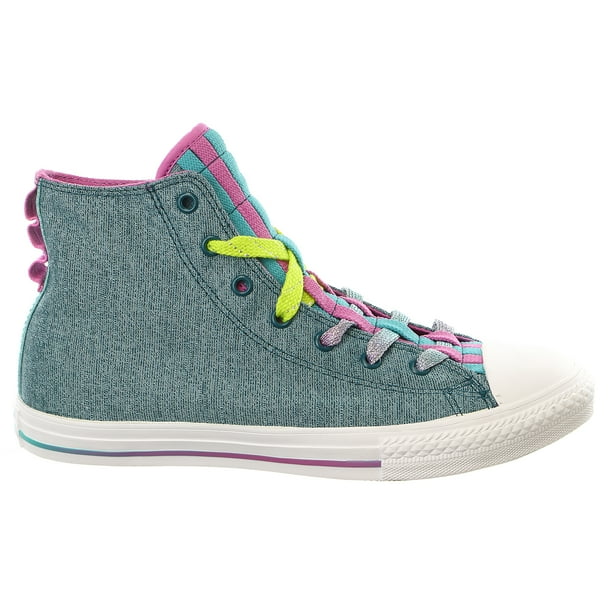 Converse Kid's Chuck Taylor All Star Loopholes Hi Sneaker Shoe ... لون لايمستون Converse Kid's Chuck Taylor All Star Loopholes Hi Sneaker Shoe ... لون لايمستون