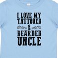 thumbnail image 4 of Inktastic I Love My Tattooed & Bearded Uncle Boys or Girls Baby T-Shirt, 4 of 5