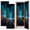 Color 1, variant on 2 Pcs School Locker Magnetic Wallpaper for Boys 12" x 36" Futuristic Cityscape Neon Lights Reflections Reusable Removable Locker Accessories Back to School Supplies