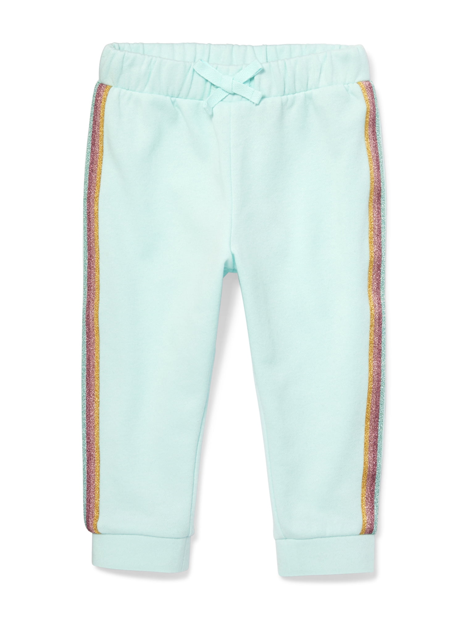The Childrens Place Baby Girls Side Striped Joggers