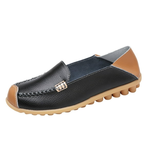 Eashery Casual Sandals Shoes for Women Round Toe Fashion Womens Shoes Casual Black 38