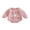 Pink B, variant on Infant Baby Girls Halloween Outfits Ghost Letter Long Sleeve Sweatshirt Romper Bodysuit Fall Holiday Clothes 0-24M