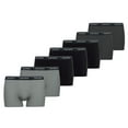 thumbnail image 1 of CECEBA Calzoncillos bóxer para hombre, pack de 7 - Monza, ropa interior, logotipo, unicolor Negro/Gris 3XL (XXX-Large), 1 of 5