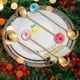 thumbnail image 1 of Cubiertos de acero inoxidable, adornos navideños, cubiertos navideños, cuchara de café, cuchara de acero inoxidable, tenedor de fruta, cuchara de postre, juego de regalo de tenedor y cuchara navideña,, 1 of 6