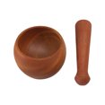 thumbnail image 3 of 1 Set Wooden Manual Garlic Press Garlic Mortar Garlic Press Kitchen Gadget, 3 of 8