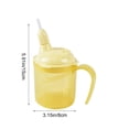 thumbnail image 3 of Weloille Gobelet Multifonction pour Patients Alités 1 Pce, Poignée Ergonomique Étanche et Résistante aux Déversements, Contenant à Boire Résistant à la Chaleur à Prise Facile, pour Personnes Âgées Repos au Lit Patient Usage Soins à Domicile, 3 of 6
