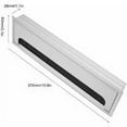 thumbnail image 2 of Orificio para cable de aluminio empotrado cuadrado, cubierta de mesa, cable de computadora, enchufe cuadrado, cepillo de cerdas de 4 mm de espesor para gestión de oficina, 2 of 3