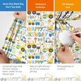 thumbnail image 3 of 1 Pcs Extra Large Construction Birthday Gift Bag for Boys 36x56 Inch Jumbo Gift Bags with Yellow Trucks Excavators and Cranes - Vehicle-Themed for Kids Birthday Parties Multicolor, 3 of 4