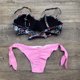 thumbnail image 2 of Gibobby Trajes de Baño Mujer Bañador floral sexy Traje de baño dividido Moda Traje de baño Estampado de pecho Mujeres Pad Trajes de baño Tankinis Set(Rosa,XL), 2 of 5