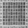 thumbnail image 1 of Ahgly Company Indoor Square Abstract Gray Modern Area Rugs, 8' Square, 1 of 4