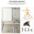 thumbnail image 2 of SHISUYAN 1 Set Action Figure Stand Clear Toy Doll Holder Figurine Model Display Rack, 2 of 9