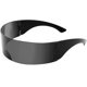 thumbnail image 1 of Gafas de sol futuristas de los años 80 para hombre y mujer, lentes de sol con visera cibernética, estilo Punk, Cosplay B2740, 1 of 5