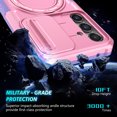 thumbnail image 6 of Dteck Magnetic Case for Samsung Galaxy S20 FE,Shockproof Silicone Case Compatible with MagSafe Slide Lens Protectio Ring Holder Kickstand Cover for Samsung Galaxy S20 FE,Pink, 6 of 10