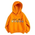 thumbnail image 3 of LRen Girls Oversized Hoodies Fleece Pullover Sweatshirts,Kids Cute Long Sleeve Soft Lightweight Causal Hooded Fall Winter Back To Clothes, 3 of 5