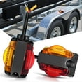 thumbnail image 3 of 2PCS Amber/Red LED Marker Lights LED Clearance Trailer Lights Trailer Light Assembly, 3 of 5