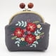 thumbnail image 3 of Cierre de Boquil Sunnimix Bolsos Monederos rojo Broche del beso del marco metálico, 3 of 8