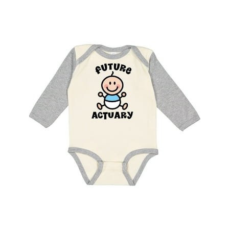 

Inktastic Future Actuary Gift Baby Boy Long Sleeve Bodysuit