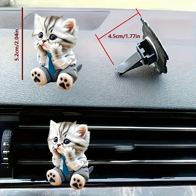 Cute Acrylic Car Clip- Car Diffuser Clip- Freshener