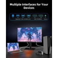 thumbnail image 2 of Restored KTC 27" U27T6 4K Gaming Monitor - UHD 160Hz Monitor with Fast IPS Panel, 1ms MPRT, 140%sRGB, Adaptive Sync, Height Tilt Pivot Swivel Adjustable, Carbon Fiber Backcover, Black, 2 of 9