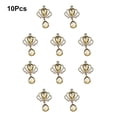 thumbnail image 3 of Minnieouse 10 Uds. Hebilla colgante de colores mezclados, colgantes dorados DIY, broche para decoración de boda, accesorios de joyería, Base de broche Ropa, zapatos y accesorios Miscelánea Tipo 2 Minnieouse AP016817-02, 3 of 6