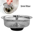 thumbnail image 4 of Kitchen Sink Sewer Strainer Basin Drain Stopper Stainless Steel Sink Waste Plug Filter Anti-clog Floor Drain Kitchen Accessories, 4 of 5