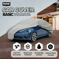thumbnail image 4 of (2 pack) Budge Basic Car Cover, Lightweight, Breathable Indoor Car Protection, Size 2 for Small Vehicles, 4 of 11
